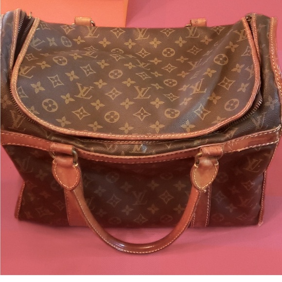 🥳WOW!!!!BOW WOW!!!LOUIS VUITTON monogram SAC CHIEN (40) TRAVEL BAG FOR YOUR PET. - Picture 2 of 13